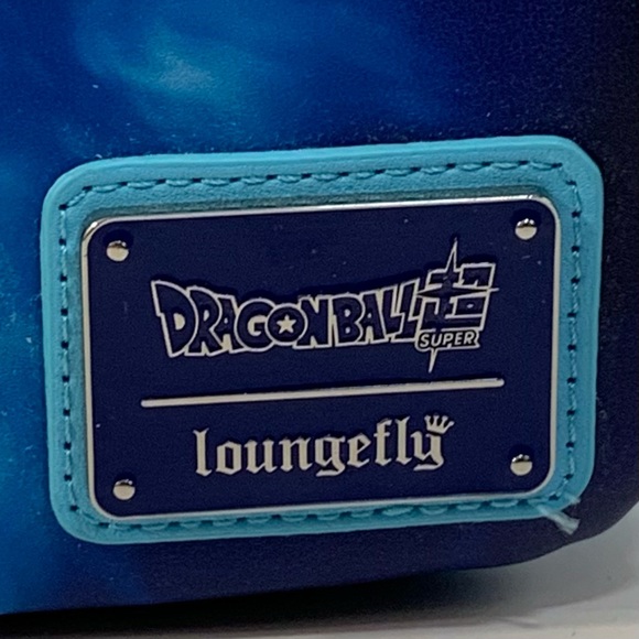 [BRAND NEW] LOUNGEFLY X DBZ DRAGON BALL SUPER GOKU SUPER SAIYAN BLUE BACKPACK - Picture 10 of 15